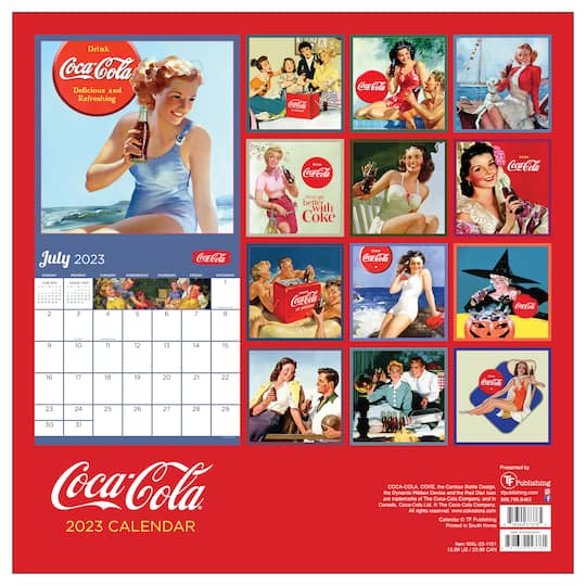 2025 Coca Cola Nostalgia Wall Calendar Michaels